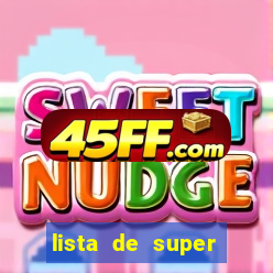 lista de super herois de a a z